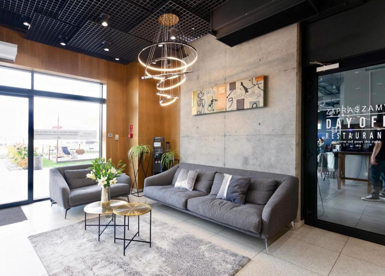 Warsaw City View: Modern Apartment with Parking Exterior photo